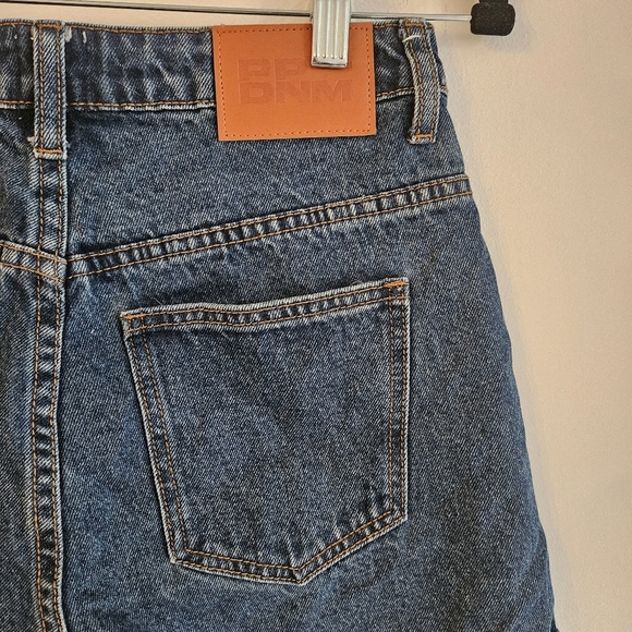 Princess Polly High-Waist Denim Blue Shorts - Picture 5 of 8